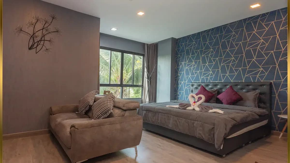 ห้องนอน VIP T62Residence คลอง 5 รังสิต